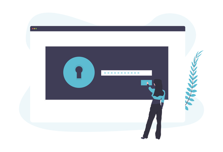 Authentication Page Illustration