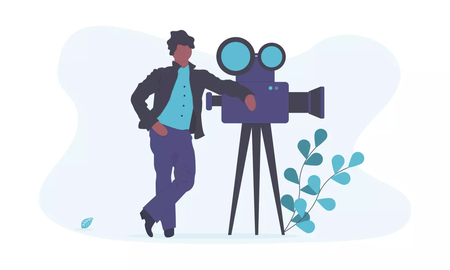 Videographer Illustration
